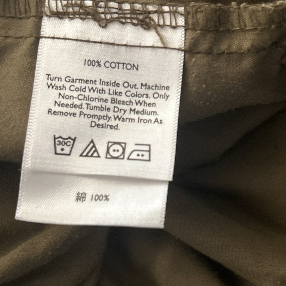 Eddie Bauer Ripstop Cargo Shorts- Women's 6 -Olive/Taupe Outdoor Hiking Camping - Picture 8 of 9